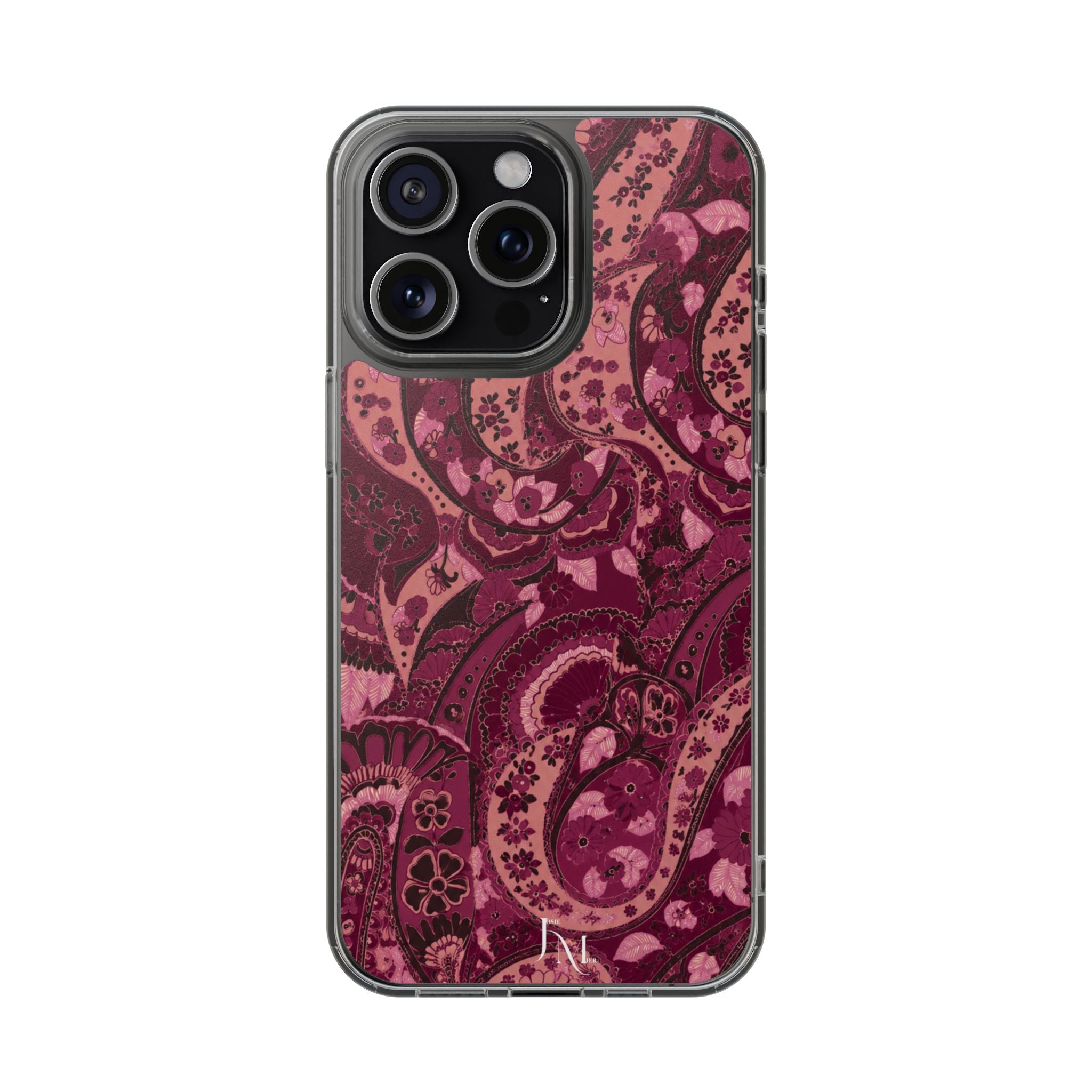 Burgundy Paisley Bloom