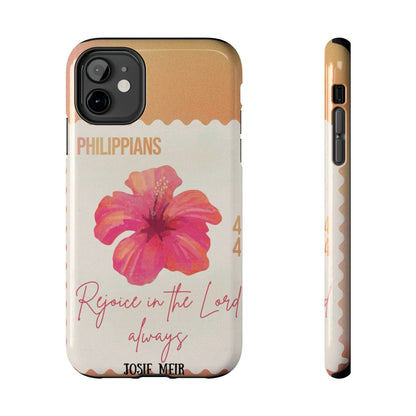 Philippians 4:4 Phone Case