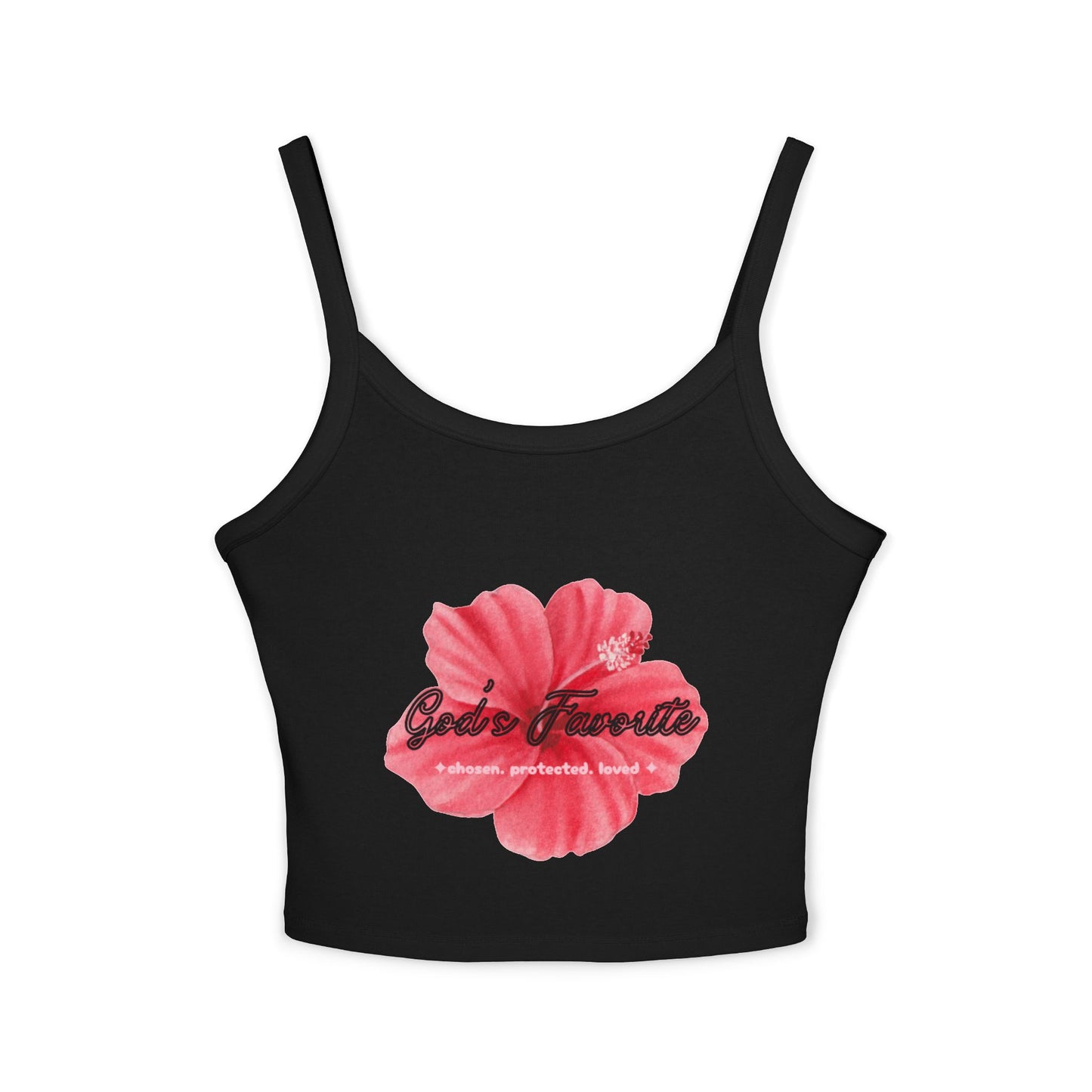 Hibiscus Floral Crop Tank