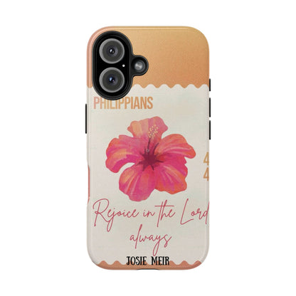 Philippians 4:4 Phone Case
