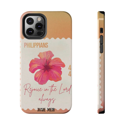 Philippians 4:4 Phone Case