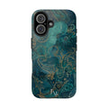 Paisley Teal Floral Pattern