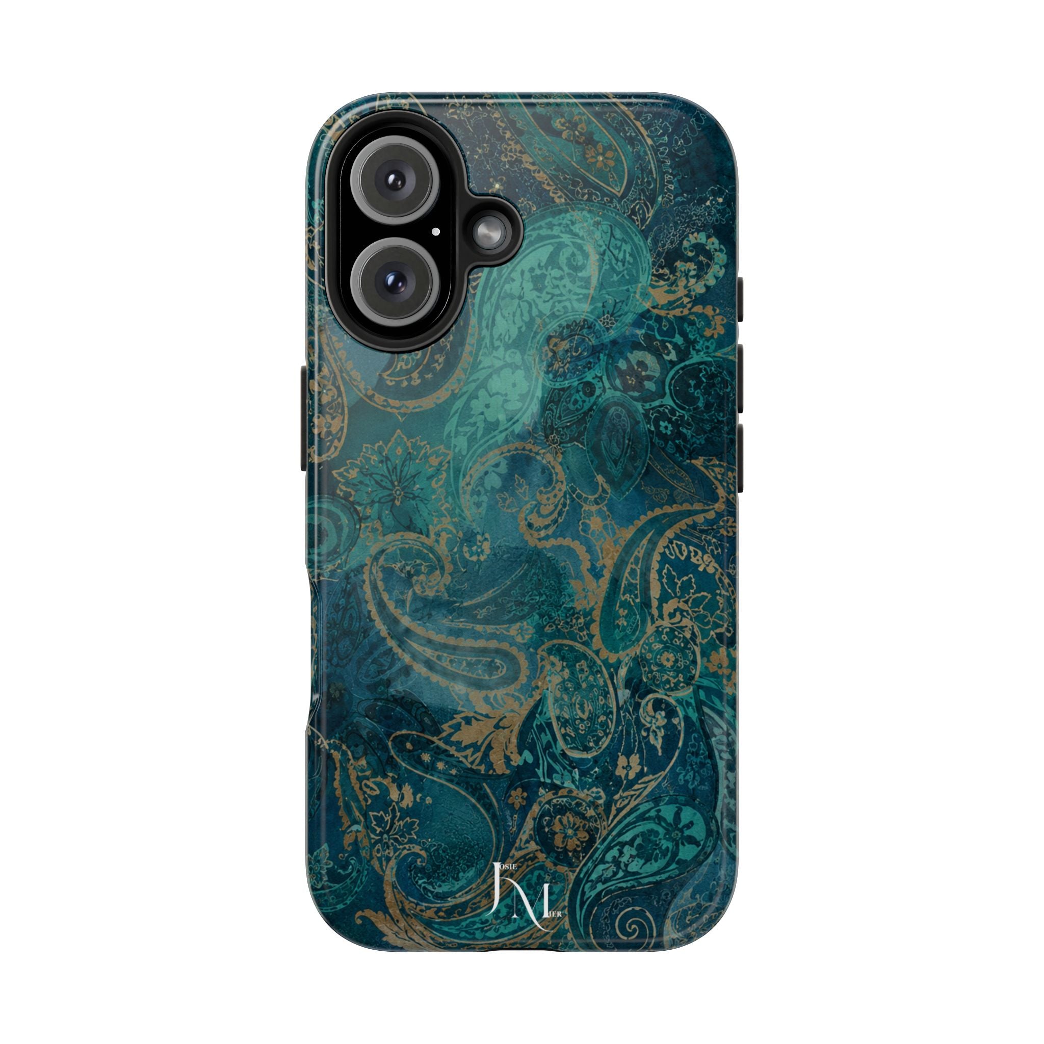 Paisley Teal Floral Pattern