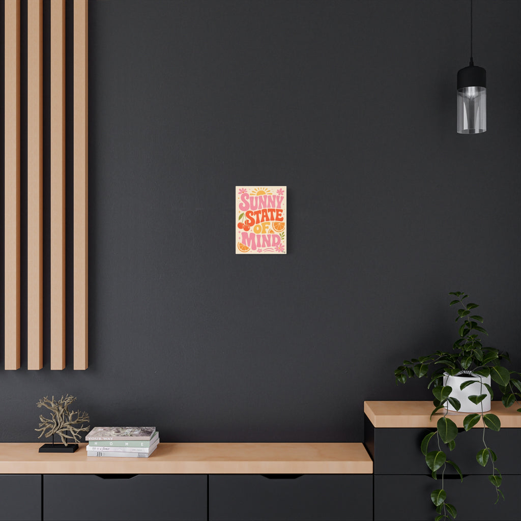 Retro Citrus Typography Print