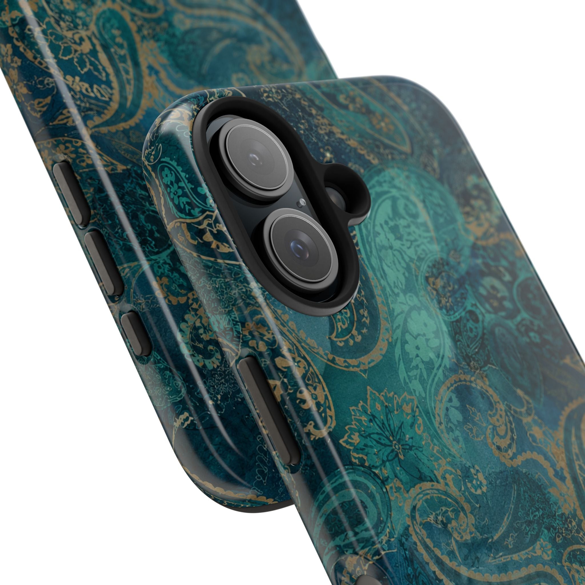 Paisley Teal Floral Pattern
