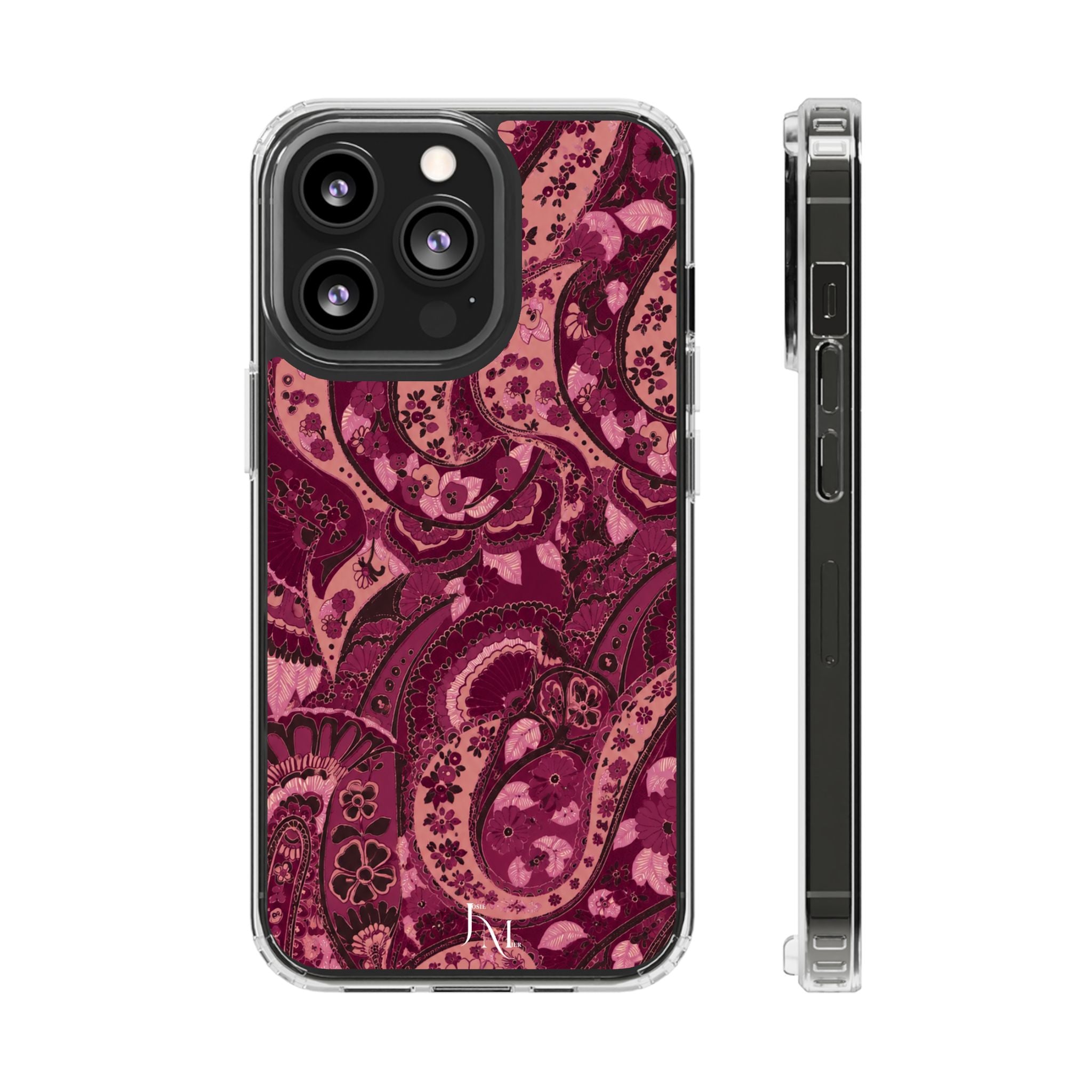 Burgundy Paisley Bloom