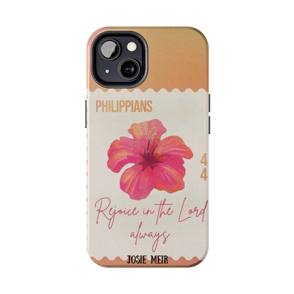 Philippians 4:4 Phone Case
