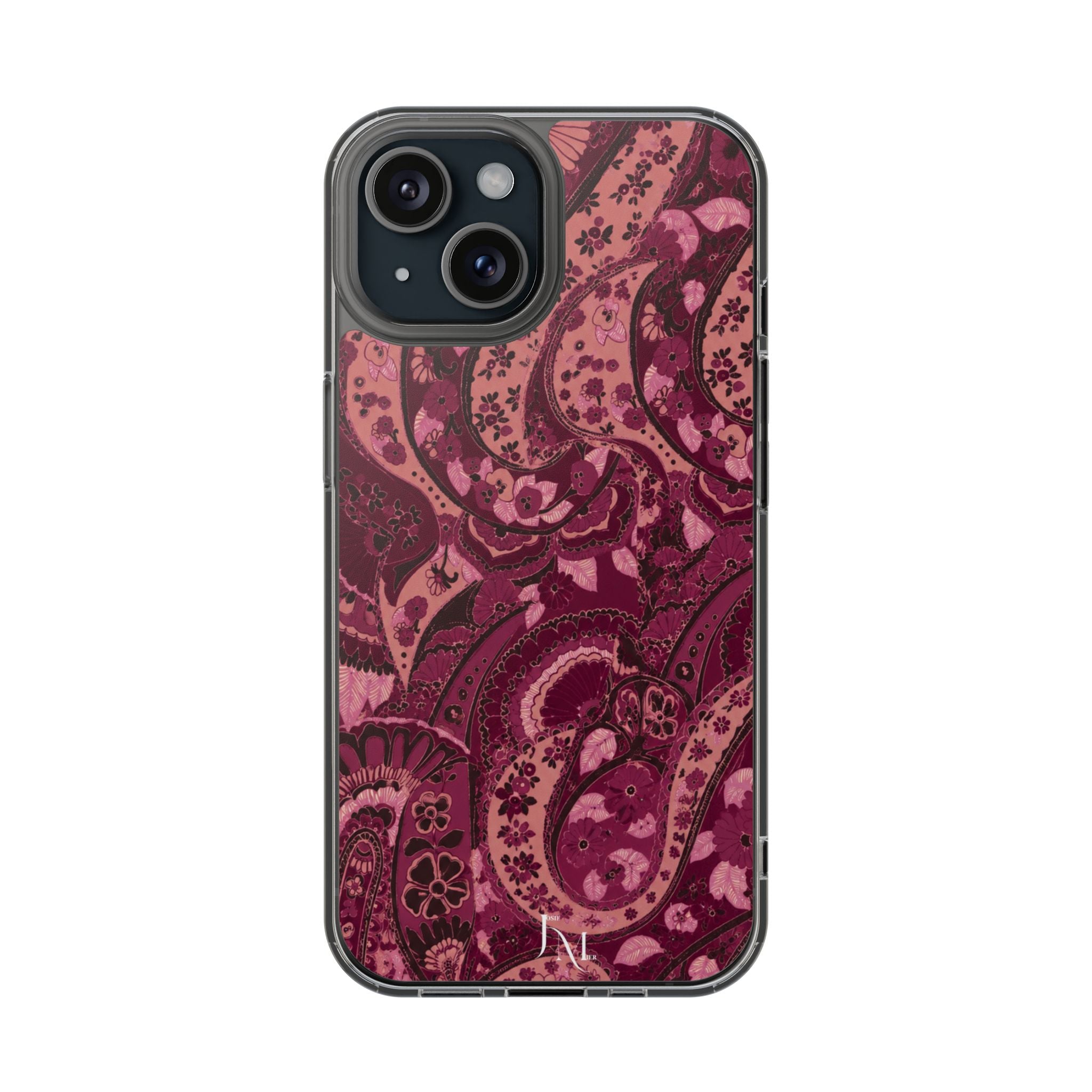Burgundy Paisley Bloom