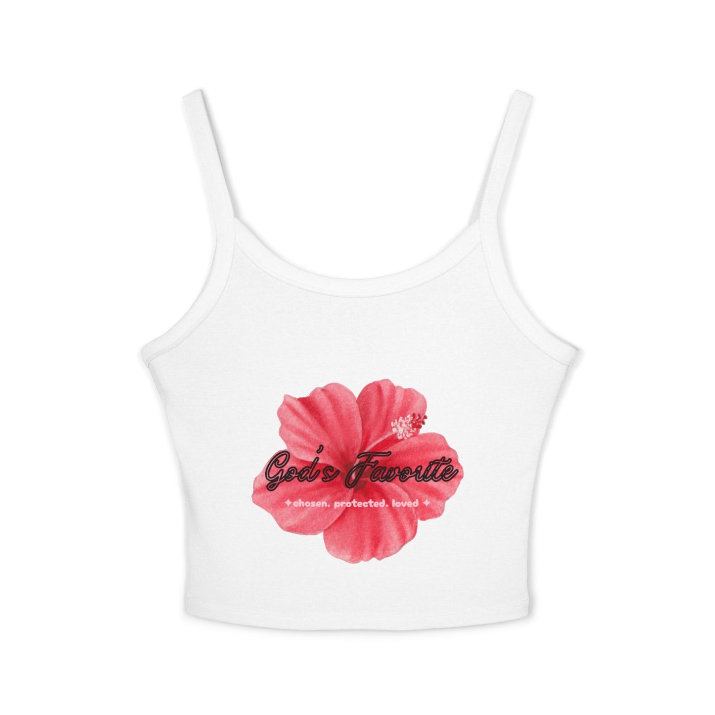 Hibiscus Floral Crop Tank