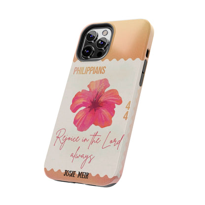 Philippians 4:4 Phone Case