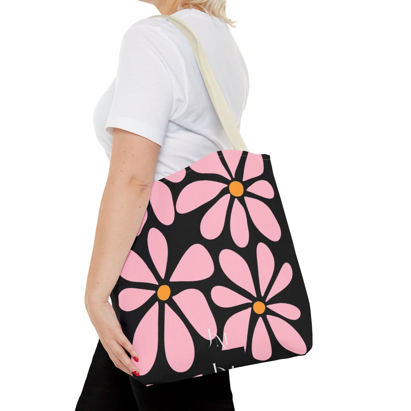 Floral Print Tote Bag