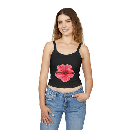 Hibiscus Floral Crop Tank