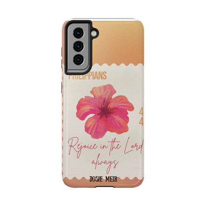 Philippians 4:4 Phone Case