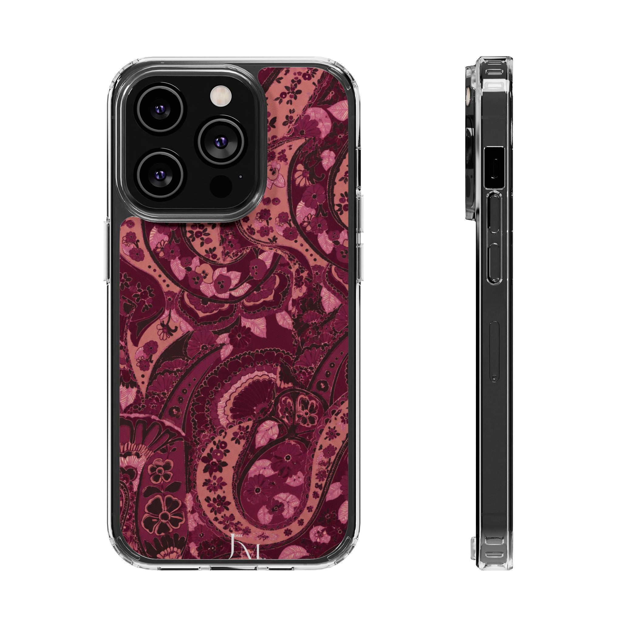Burgundy Paisley Bloom