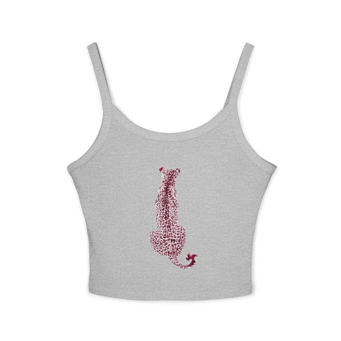 Leopard Silhouette Crop Tank