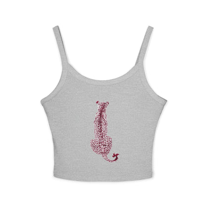 Leopard Silhouette Crop Tank