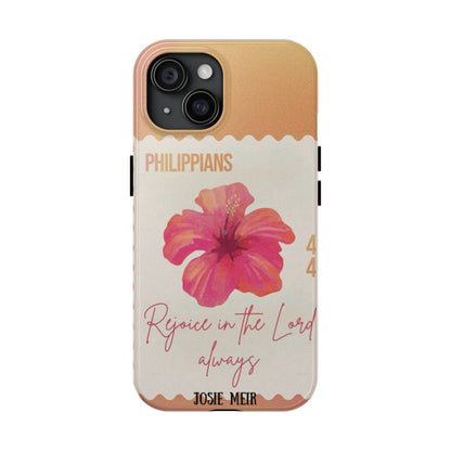 Philippians 4:4 Phone Case
