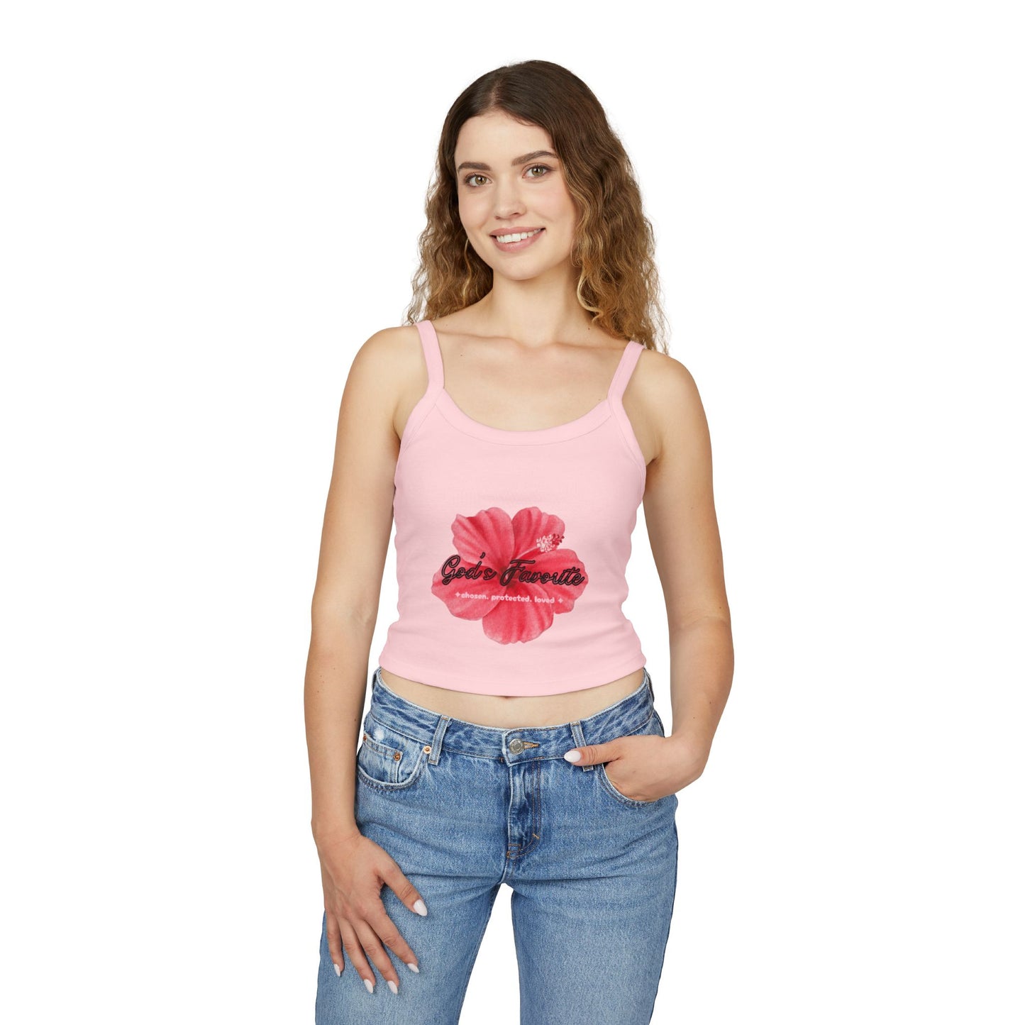 Hibiscus Floral Crop Tank