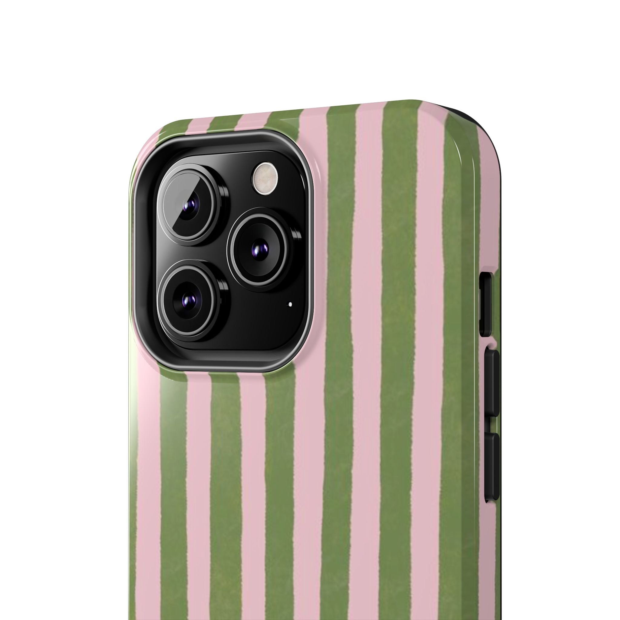 Striped Pink & Olive
