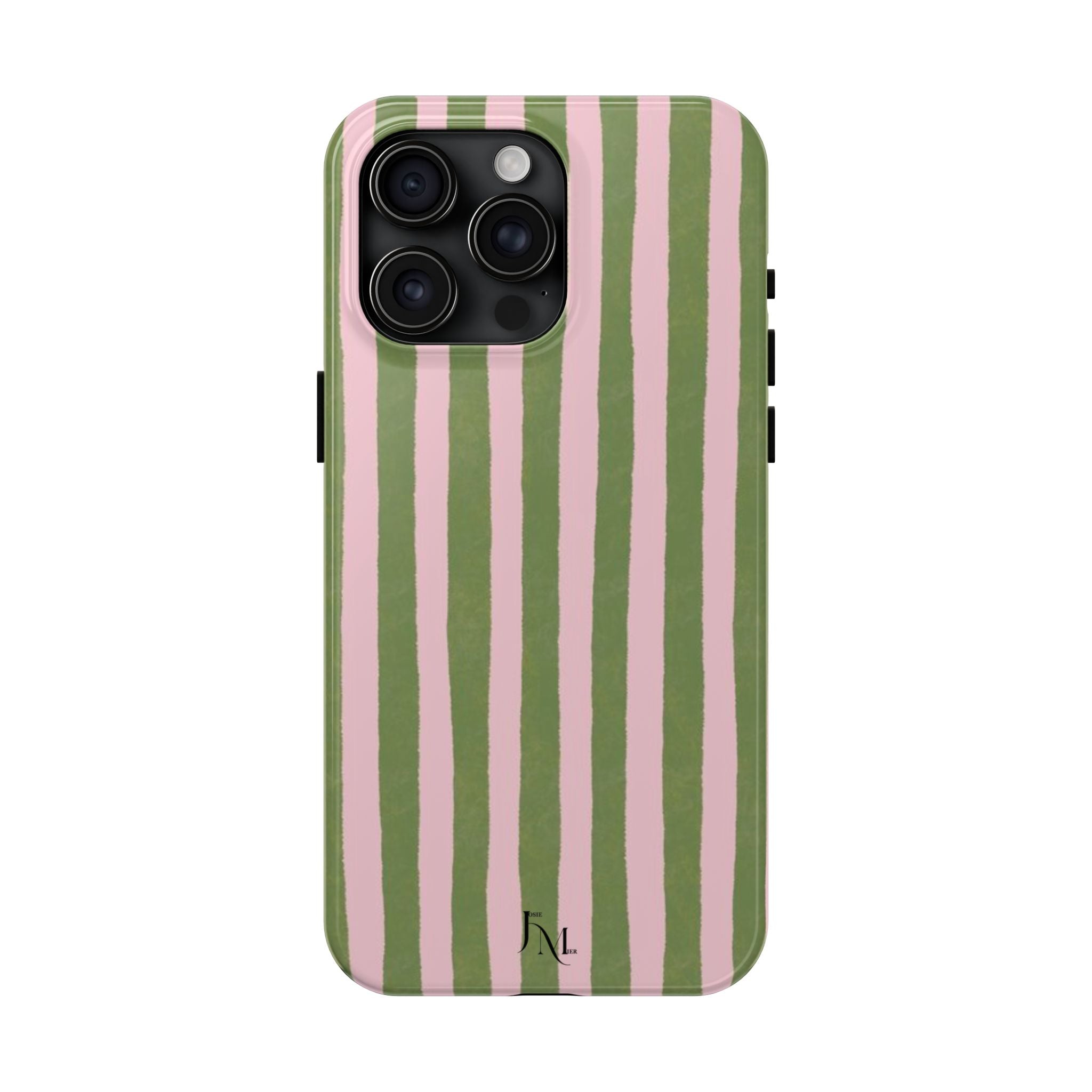 Striped Pink & Olive