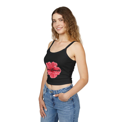 Hibiscus Floral Crop Tank