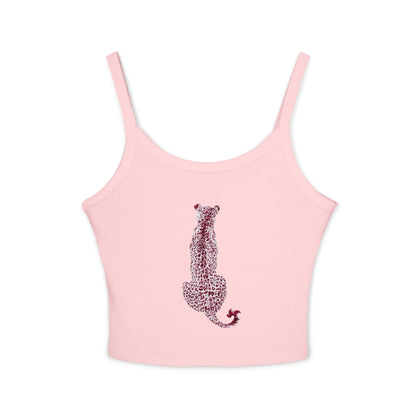 Leopard Silhouette Crop Tank