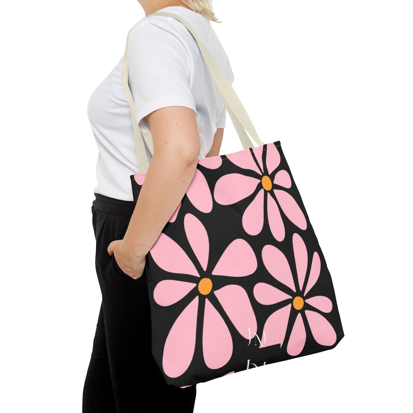 Floral Print Tote Bag
