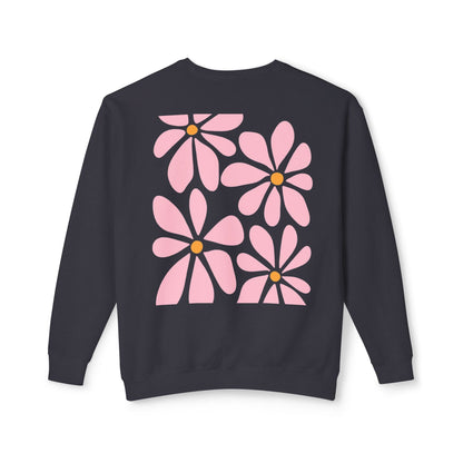 Chic Unisex Crewneck Sweatshirt with 'Oh La La' Design, Casual Fashion, Gift for Her, Cozy Style, Everyday Use