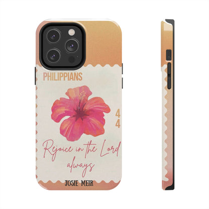 Philippians 4:4 Phone Case