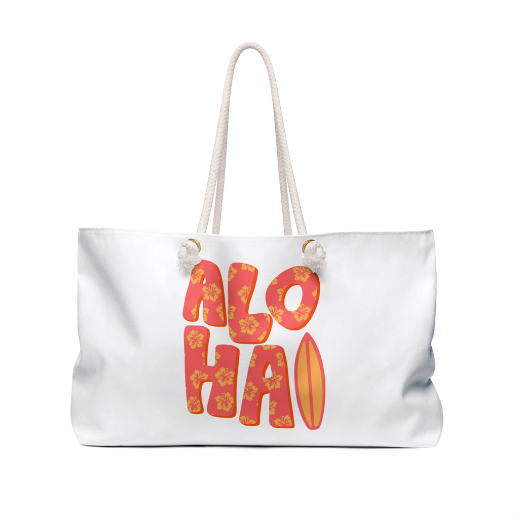 Retro Floral Surf Tote