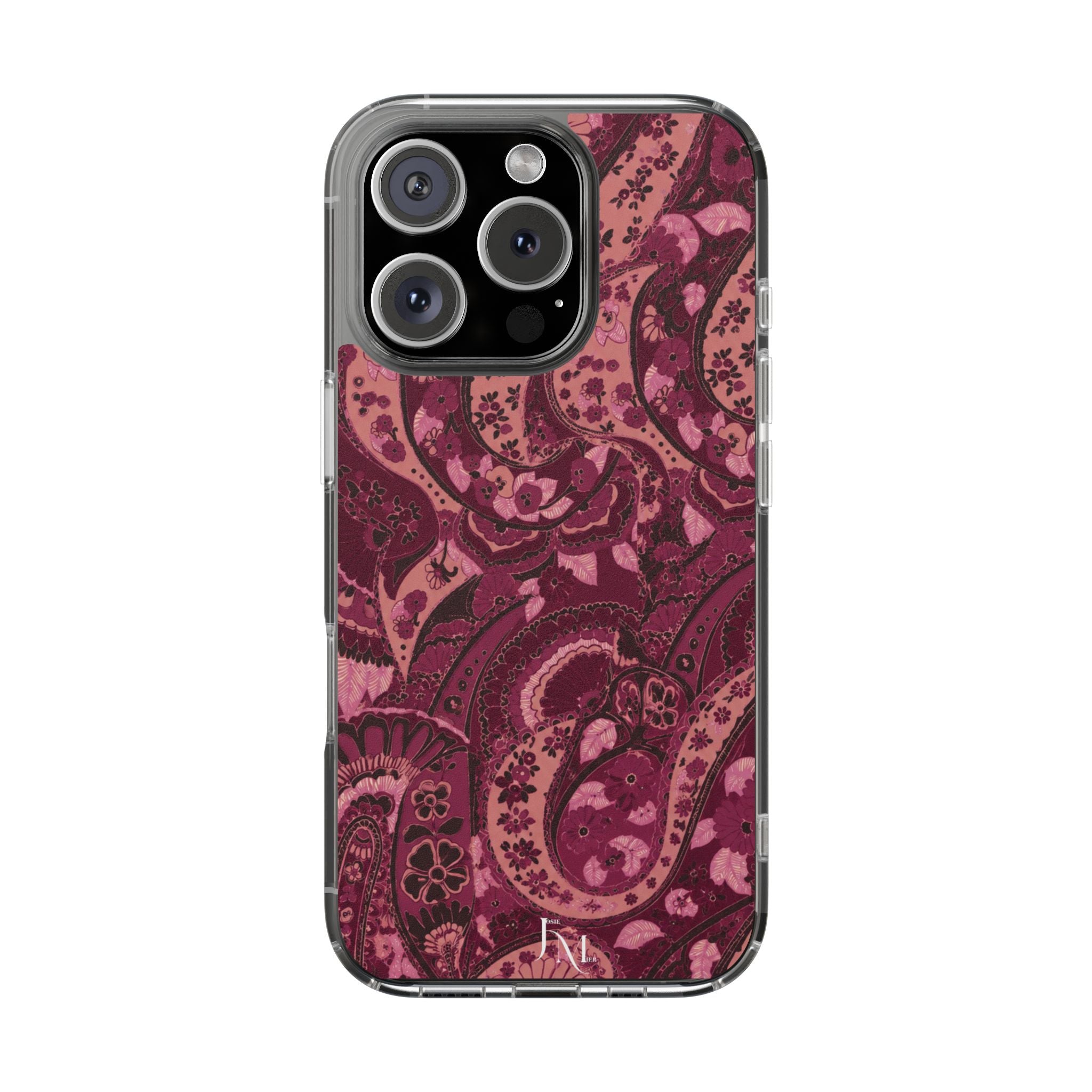 Burgundy Paisley Bloom