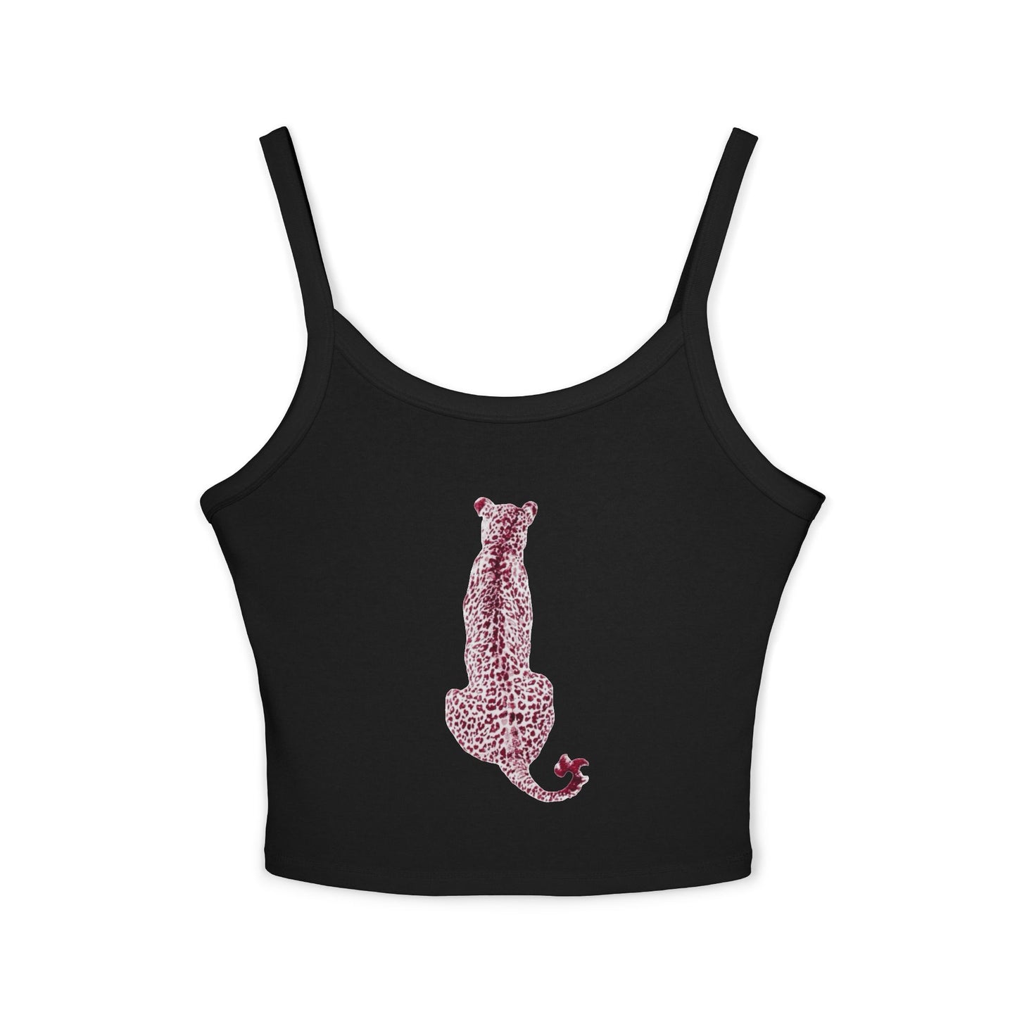 Leopard Silhouette Crop Tank