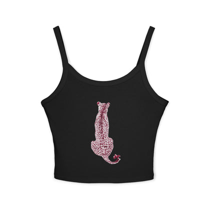 Leopard Silhouette Crop Tank