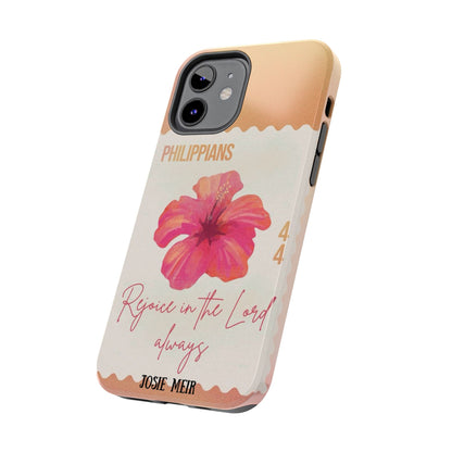 Philippians 4:4 Phone Case