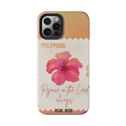 Philippians 4:4 Phone Case
