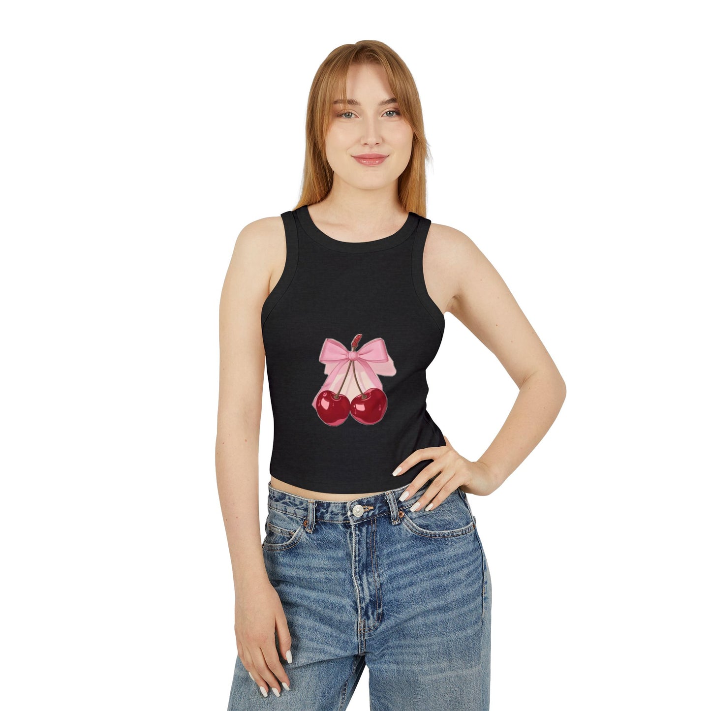 Women's Micro Rib Racer Tank Top