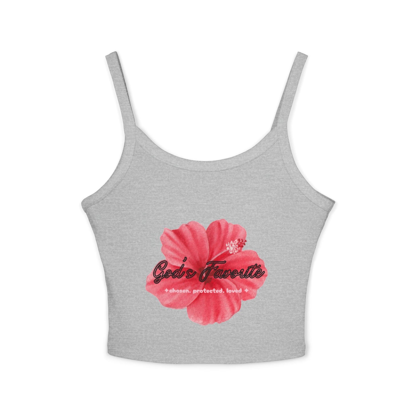 Hibiscus Floral Crop Tank