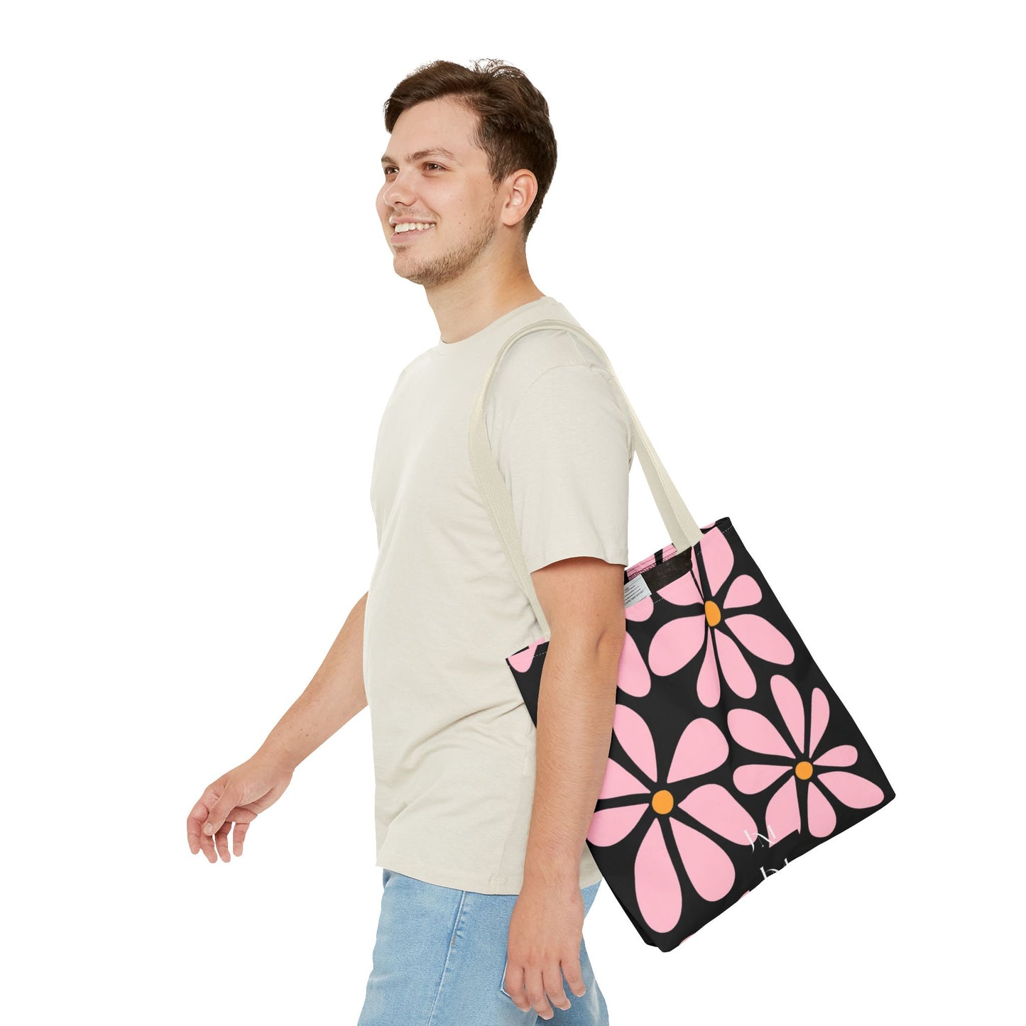Floral Print Tote Bag