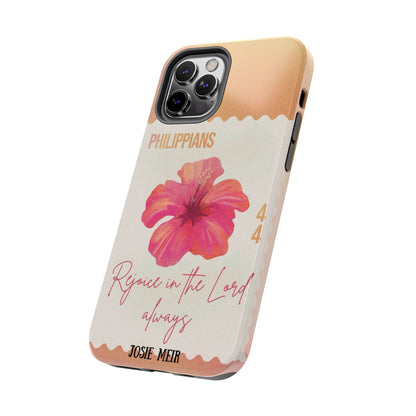 Philippians 4:4 Phone Case