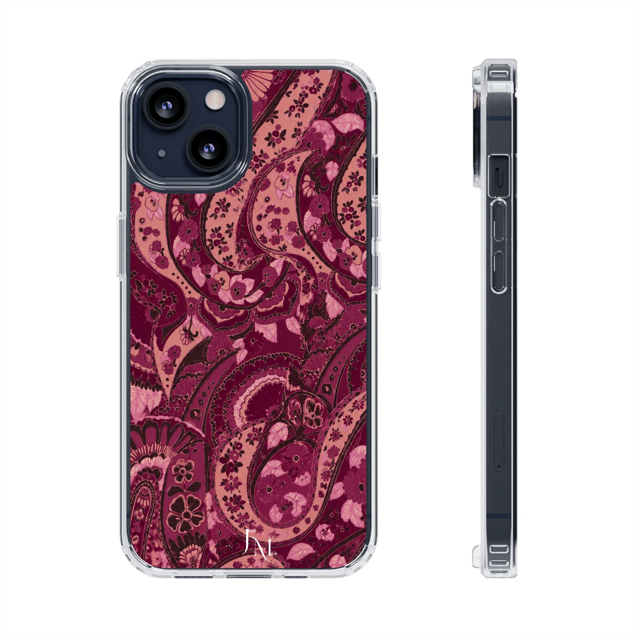 Burgundy Paisley Bloom