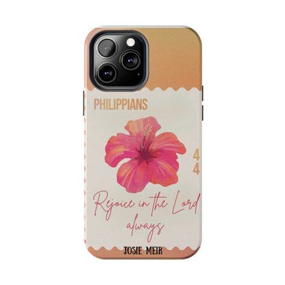 Philippians 4:4 Phone Case