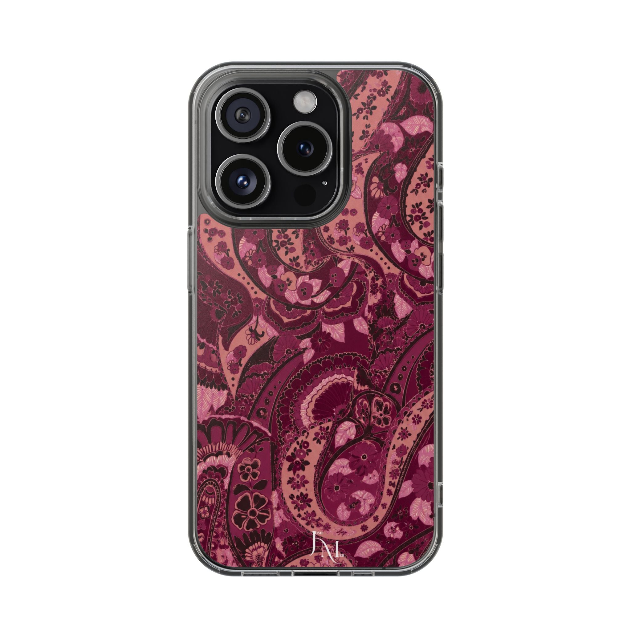 Burgundy Paisley Bloom