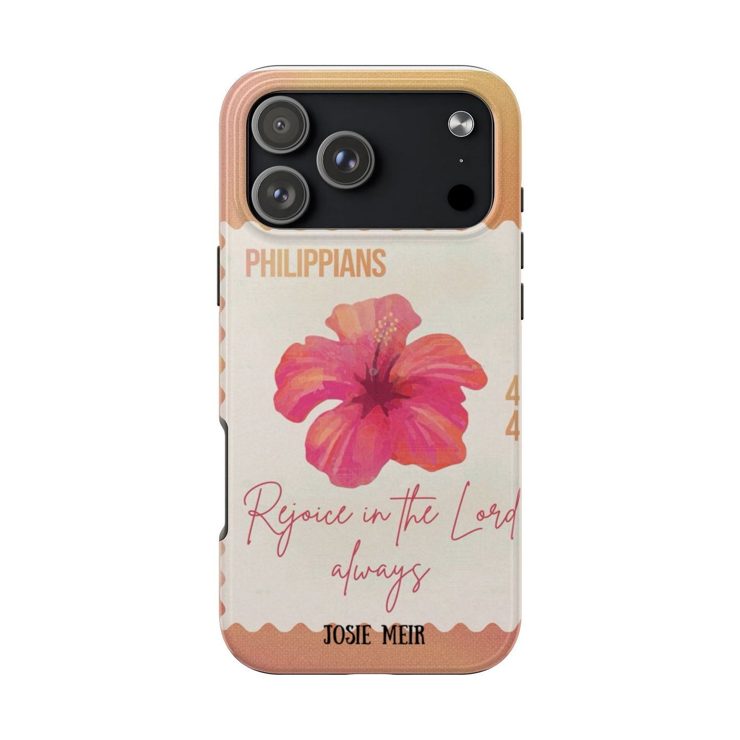 Philippians 4:4 Phone Case