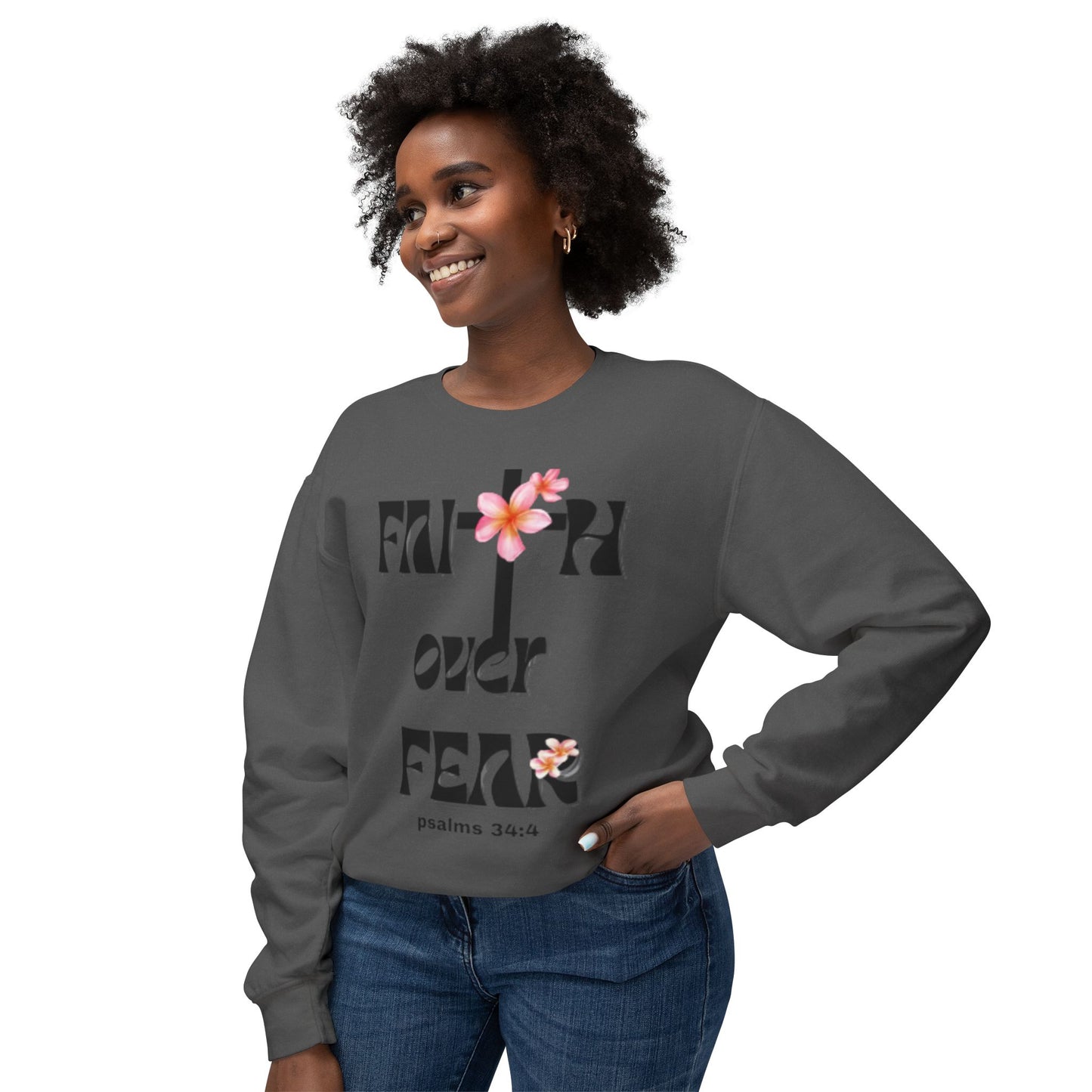 Faith Over Fear Crewneck Sweatshirt