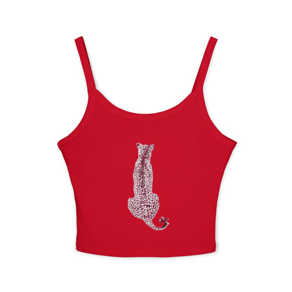 Leopard Silhouette Crop Tank