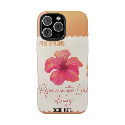 Philippians 4:4 Phone Case