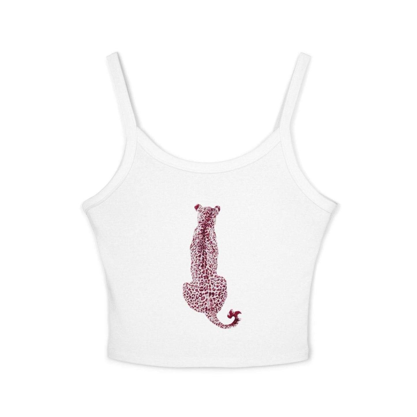 Leopard Silhouette Crop Tank