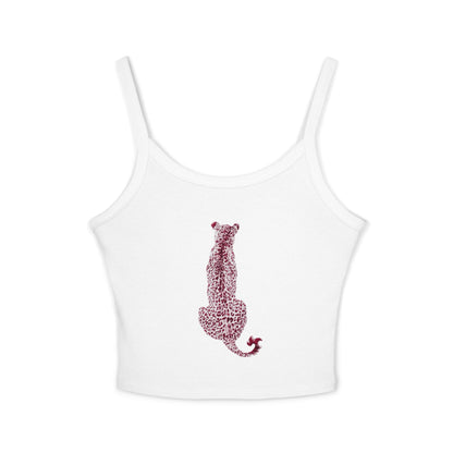 Leopard Silhouette Crop Tank
