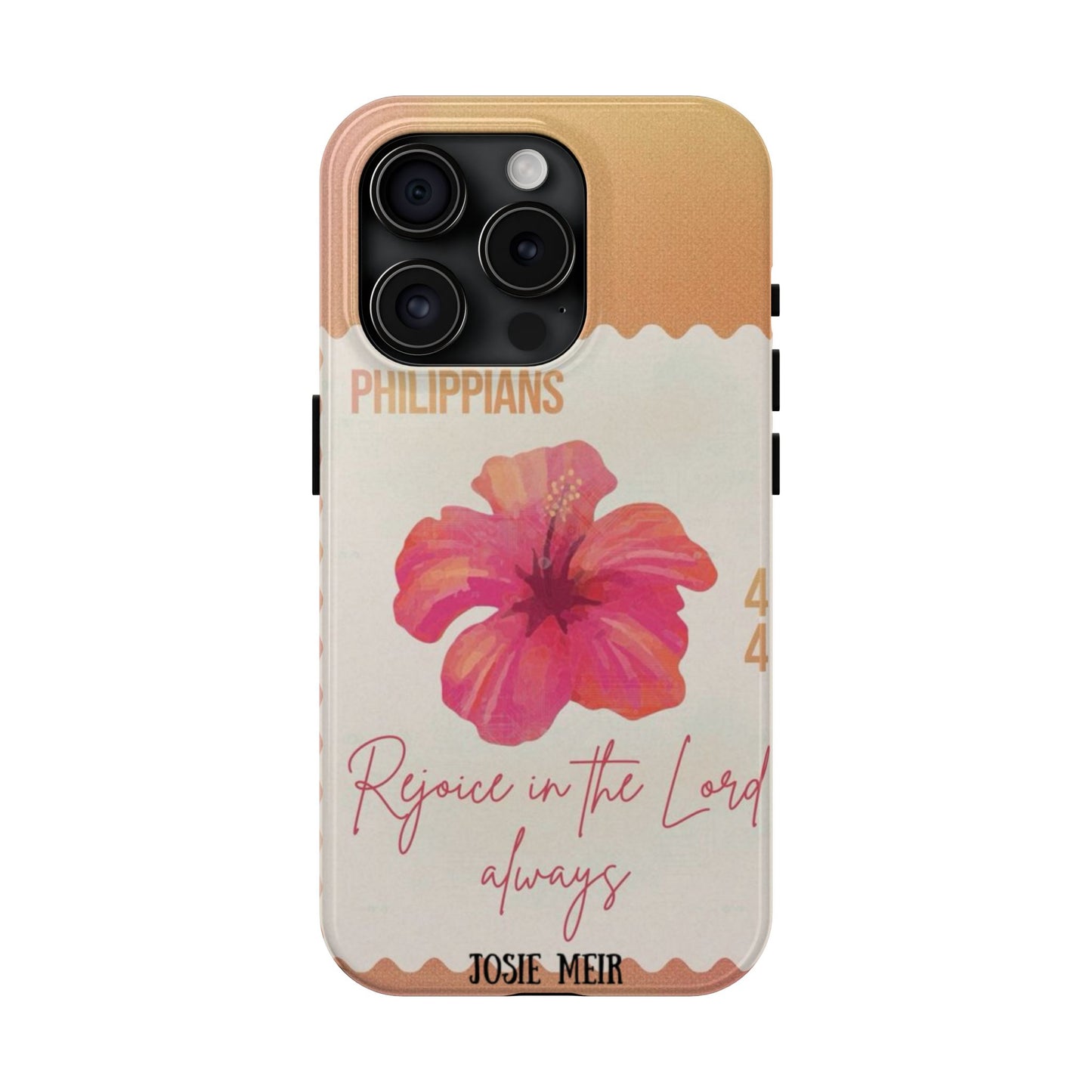 Philippians 4:4 Phone Case