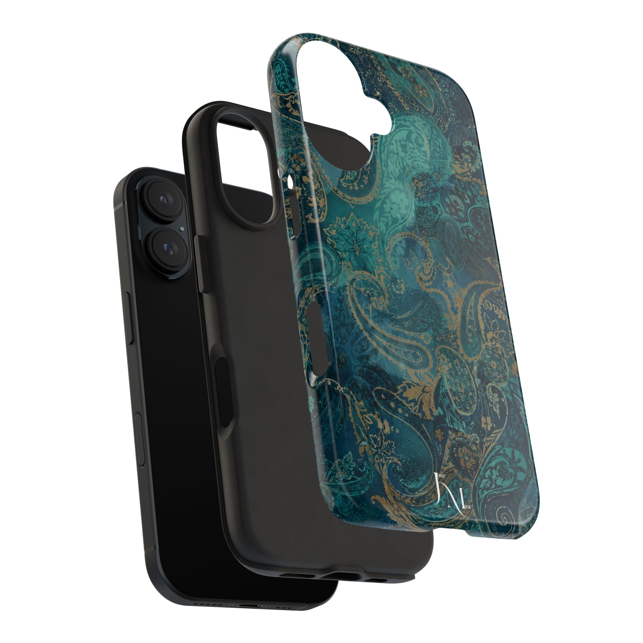Paisley Teal Floral Pattern